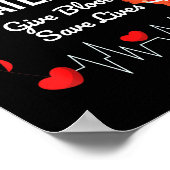 与え生き救る血血血小板 ポスター (角)