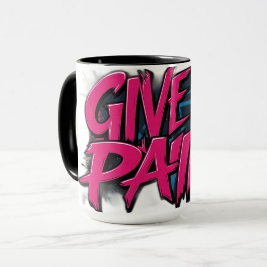 与え痛 マグカップ (正面左)