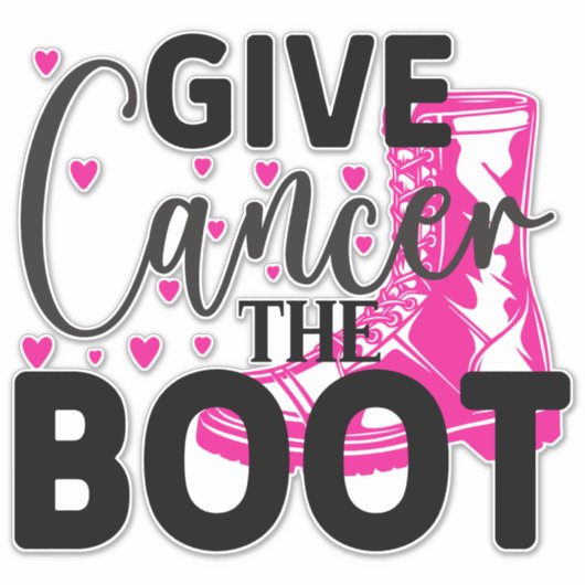 与え癌 シール (正面)