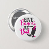 与え癌 |乳がん認識度 缶バッジ (正面&裏面)