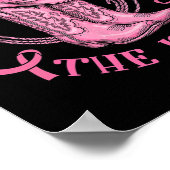 与え癌The Boot Pink Breast Cancer Western Co ポスター (角)