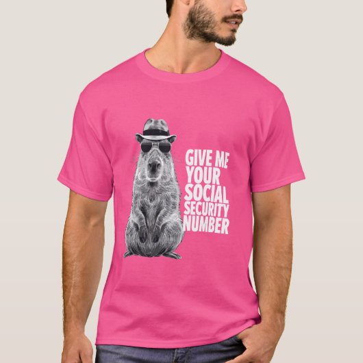 与え社会保障番号 Tシャツ (正面)
