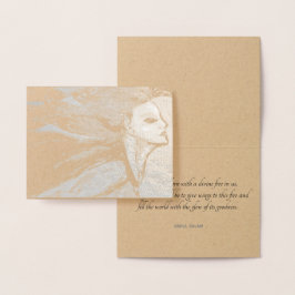 「与え神の火の翼」 箔カード