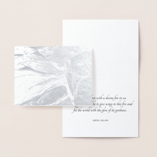 「与え神の火の翼」 箔カード (ディスプレー)