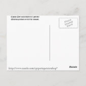 「与え私の自由と与え私の死」 ポストカード (裏面)