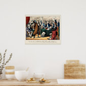 「与え私の自由と死与えの両方を! – パトリック・ヘンリー ポスター (キッチン)