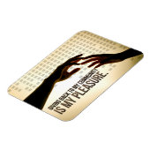 「与え背中は喜び」モチベーション肯定 マグネット (左側)