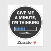 与え脳内に入考えってる シール (シート)