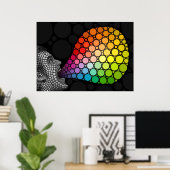 与え色 ポスター (ホームオフィス)