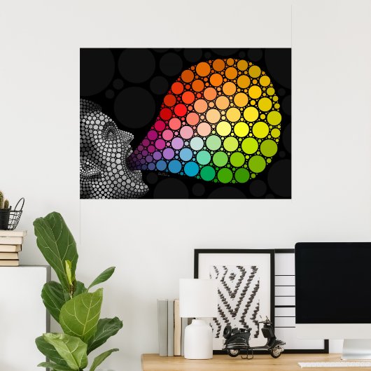 与え色 ポスター (ホームオフィス)