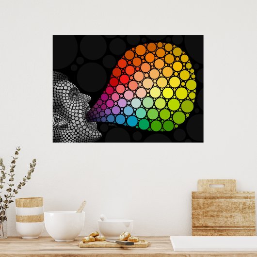 与え色 ポスター (キッチン)