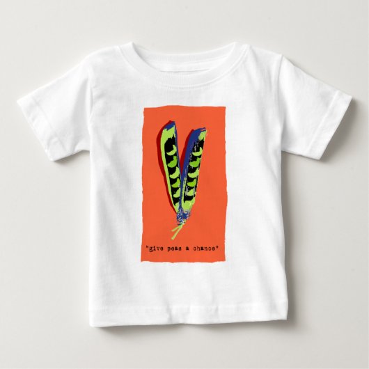 与え花を咲かせる ベビーTシャツ (正面)