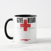 与え血遊ホッケーV2 マグカップ (左)