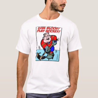 与え血!ホッケー遊! Tシャツ