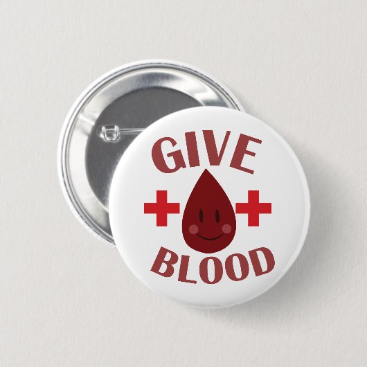 与え血 缶バッジ (正面&裏面)