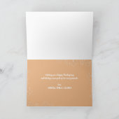 与え |感謝エレガント祭の写真カード カード (内部)