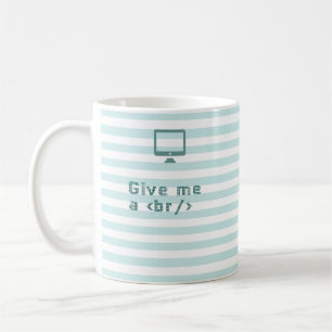 与え/brを私に与えます。(区切り) コーヒーマグカップ