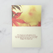 与え, Psalm 92:4 Bible Verse, Anthsgiving カード (内部)