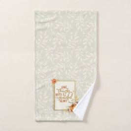 与え Pumpkin感謝していフレーム バスタオルセット