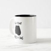 与え Your Balls  ツートーンマグカップ (正面左)