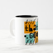 与えGOOD ENERGY ORANGE 前向き ツートーンマグカップ (正面左)