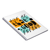 与えGOOD ENERGY ORANGE 前向き ノートブック (右側)