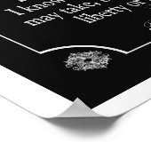 与えLiberty jor me死与え – アートプリント ポスター (角)