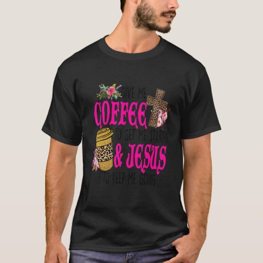 与えMe Coffee & Jesus Tシャツ (正面)