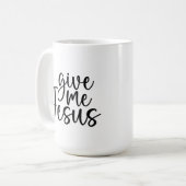 与えMe Jesus Coffee Mug コーヒーマグカップ (正面左)