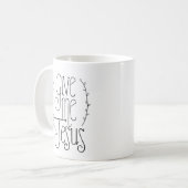 与えMe Jesus Coffee Mug コーヒーマグカップ (正面左)