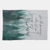 与えMe Jesus Pine Tree キッチンタオル (横)