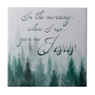与えMe Jesus Pine Tree タイル