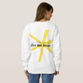 与えMe Jesus Sweatshirt スウェットシャツ (裏面フル)
