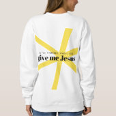 与えMe Jesus Sweatshirt スウェットシャツ (裏面)