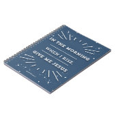 与えMe Jesus Typographic パーソナライズされた Devontional ノートブック (左側)