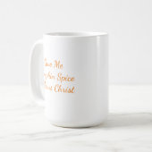 与えMe Pumpkin Spice & Jesus Christ Mug コーヒーマグカップ (正面左)