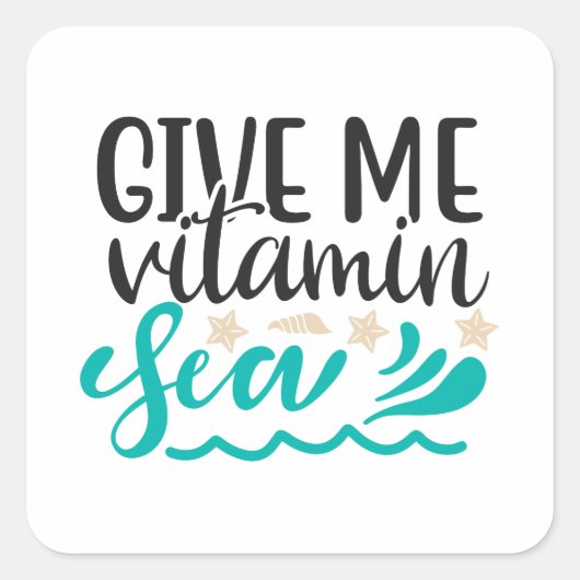 与えMe Vitamin Sea スクエアシール (正面)