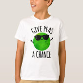 与えPea Punの可前向き能性 Tシャツ (正面)