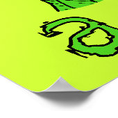 与えPeas A Chance Peaceプリントのポスタおもしろいーユーモア ポスター (角)