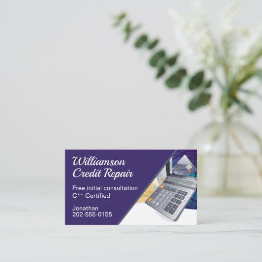 与信修理財務管理 名刺 (スタンド正面)