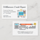 与信修理財務財務顧問 名刺 (正面/裏面)