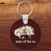 丑の年 キーホルダー (正面)