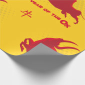 丑の年 ラッピングペーパー