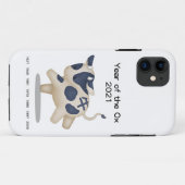 丑年 かわいい 干支 2021 Case-Mate iPhoneケース (裏面(横))