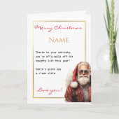 世おもしろいの幸は聖降誕祭最高のの賜物だ カード (正面)