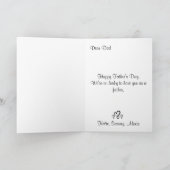 世おもしろい界最大の父 カード (内部)