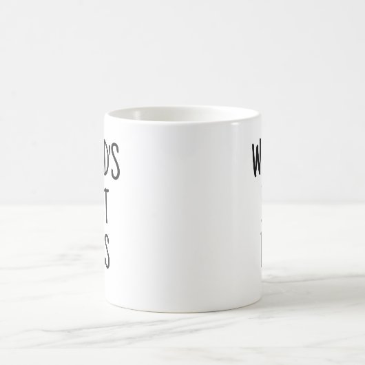 世おもしろい界最高のボス コーヒーマグカップ (中央)