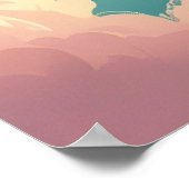 世お洒落界疑問に思：浮動の街並み ポスター (角)