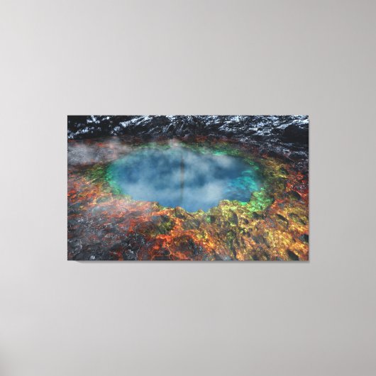 世の中が見える キャンバスプリント (正面)