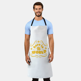 世の中だ エプロン